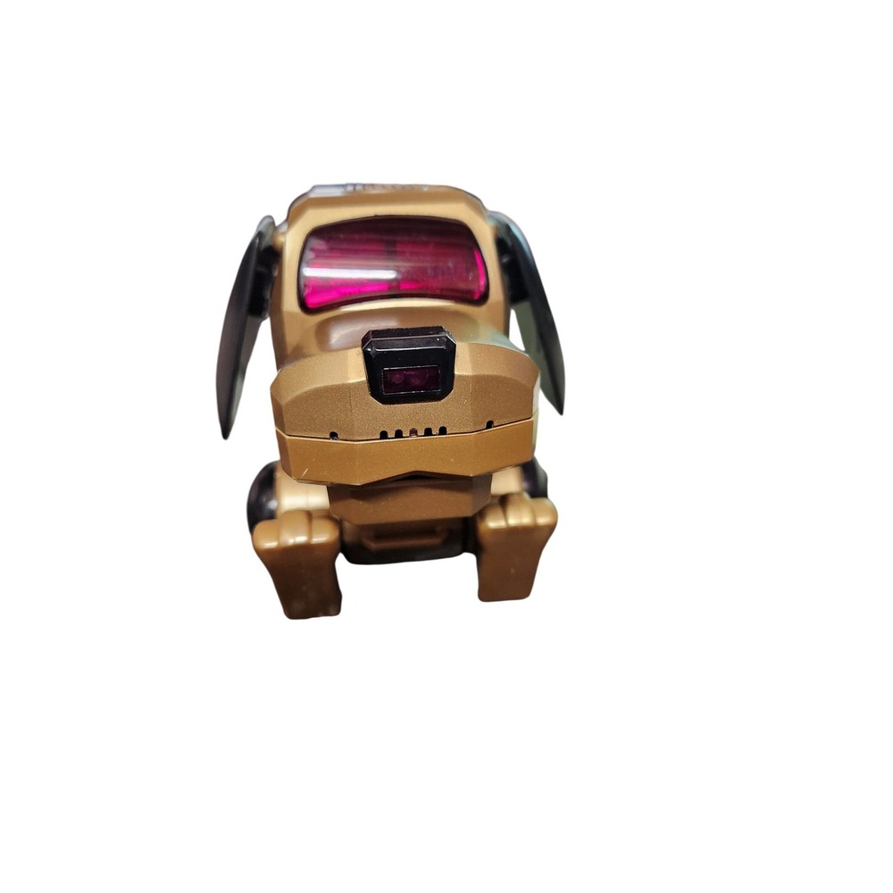 Sega Toys i-Dog Metallic Gold Robotic Interactive Music Pet Speaker Y2K Retro